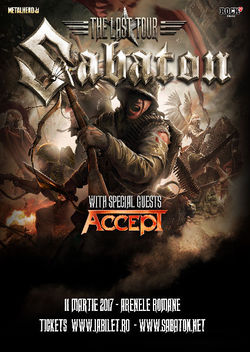 Concert Sabaton si Accept la Bucuresti